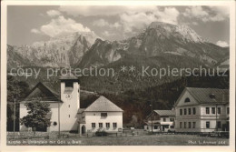 71664365 Unterstein Marktschellenberg Kirche Mit Goell Und Brett Berchtesgadener - Autres & Non Classés