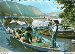 Cg123 Cartolina  Isola Pescatori Lago Maggiore Pescatori Con Reti Verbania - Biella