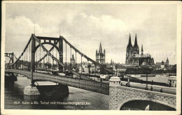 71664069 Koeln Rhein Hindenburgbruecke Dom Koeln Rhein - Koeln