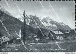 Cg167 Cartolina Courmayeur Le Gran  Forasses Dal Villaggio D'entreves Aosta - Aosta