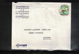 Belgian Congo 1960 Flowers Interesting Airmail Letter - Covers & Documents