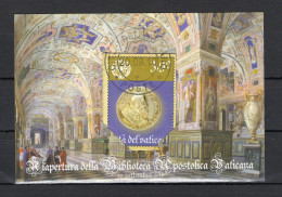 2010 VATICANO N.1531 Su Cartoncino ANNULLATO 3,90€, Riapertura Della Biblioteca Apostolica Vaticana - Blokken & Velletjes