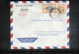 Belgian Congo 1959 Interesting Airmail Letter - Brieven En Documenten