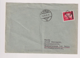 AUSTRIA 1945 WIEN Nice Cover Nationalisation - Lettres & Documents