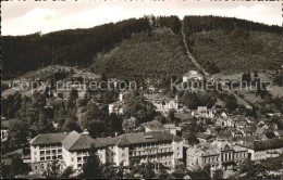 71618638 Wildbad Schwarzwald Ortsblick Mit Sommerberg Und Bergbahn Bad Wildbad - Autres & Non Classés