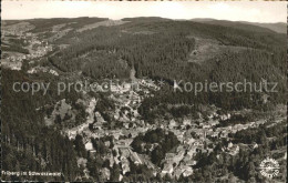 71618615 Triberg Schwarzwald Fliegeraufnahme Triberg - Triberg