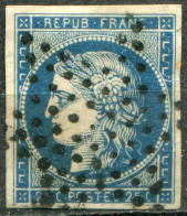 FRANCE - Y&T  N° 4 (o)…oblitération étoile - 1849-1850 Ceres