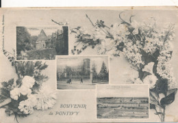 56) Souvenir De PONTIVY - Fleurs Et Multi-vues (1918) - Pontivy