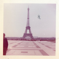 PHOTO ORIGINALE AL 1 - FORMAT 9 X 9 - PARIS - PALAIS DE CHAILLOT - TOUR EIFFEL - Lieux