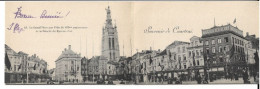 Souvenir Coutrai   Panorámica 1903 -  7853 - Ohne Zuordnung