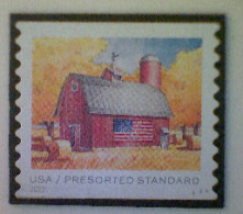 United States, Scott #5684, Used(o), 2022, Flags On Barns, Presort (10¢), Multicolored - Oblitérés