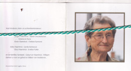 Irena Vandaele-Vlaeminck, Kortemark 1925, 2013. Foto - Overlijden