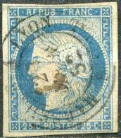 FRANCE - Y&T  N° 4 (o)…petit Cachet à Date - 1849-1850 Ceres