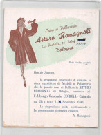 1611 01 BOLOGNA ROMAGNOLI CASA DI PELLICCERIE - TARGHETTA - Advertising