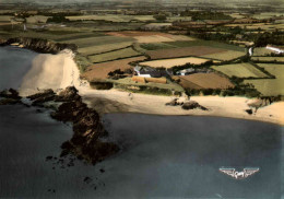 56 Morbihan - CPA - AMBON - Plage De Cromenac'h - La France Vue Du Ciel - Autres & Non Classés