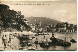 2B-CORSE  - BASTIA -   Les Rochers Et La Vieille. Ville - Other & Unclassified