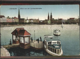 71618335 Hamburg Von Der Lombardsbruecke Faehrschiffe Hamburg - Autres & Non Classés