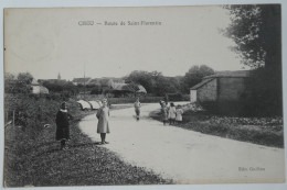 Cpa 1917 CHEU Route De St Saint Florentin - MAY12 - Autres & Non Classés