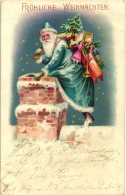 CPA - Babbo Natale, Père Noël, Santa Claus - VG - B177 - Santa Claus