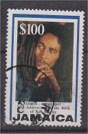 Jamaique 1995 50e Annivairsaire De Bob Marley $100 Oblitéré - Afghanistan