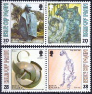 Isle Of Man Serie Completa Año 1993 Yvert Nr. 582/85  Nueva  Europa CEPT Arte - Man (Ile De)