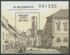 Ungarn 1983 Tag Der Briefmarke Rathaus V. Buda 166 A Postfrisch (C92612) - Blocs-feuillets
