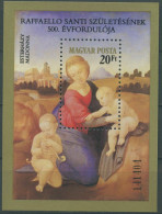 Ungarn 1983 Kunst Rafael, Madonna-Gemälde Block 164 A Postfrisch (C92610) - Blocs-feuillets