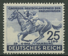 Deutsches Reich 1942 Deutsches Derby, Rennpferd 814 Postfrisch - Neufs