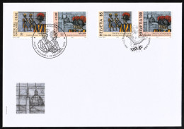 2005 Switzerland / Vatican City 500th Anniversary Of Papal Swiss Guards Joint FDC - Emissions Communes