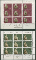 Jugoslawien 1974 Europa CEPT Skulpturen Kleinbogen 1557/58 K Gestempelt (C93555) - Blocks & Kleinbögen