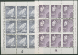 Jugoslawien 1974 Erdfunkstelle Satellit Kleinbogen 1565/66 K Postfrisch (C93558) - Blocks & Sheetlets