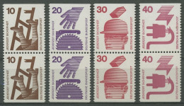 Bund 1974 Unfallverhütung ZD Senkrechte Paare 695/99 C/D Postfrisch - Zusammendrucke