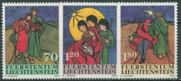 Liechtenstein 2002 Weihnachten Batikarbeiten 1304/06 Postfrisch - Ungebraucht