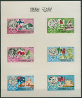 Sharjah 1968 Geschichte Olympiade 496/501 Komplett-Bogen Postfrisch (SG19043) - Schardscha