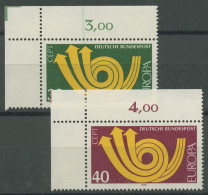 Bund 1973 Europa CEPT 768/69 Ecke 1 Oben Links Postfrisch (E326) - Ungebraucht