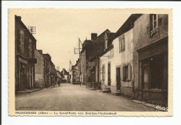 03 - FRANCHESSE - La Grande Route - Hôtel Du Centre - Autres & Non Classés