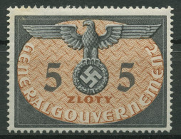 Generalgouvernement Dienstmarke 1940 D 15 Postfrisch - Occupation 1938-45