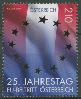 Österreich 2020 Beitritt Zur EU Flaggen 3500 Postfrisch - Neufs
