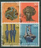 Schweiz 1975 Pro Patria Archäologische Funde 1053/56 Gestempelt - Oblitérés