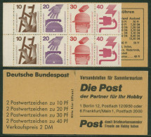 Bund 1972 Unfallverhütung Markenheftchen MH 18 C RLV I Postfrisch - Autres & Non Classés