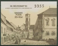 Ungarn 1983 Tag Der Briefmarke Rathaus V. Buda 166 B Postfrisch (C62261) - Blocs-feuillets
