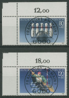 Bund 1985 Sporthilfe Kegeln Kanu 1238/39 Ecke 1 Mit TOP-Stempel (E1333) - Gebruikt