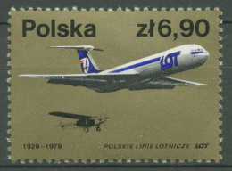 Polen 1979 Fluggesellschaft LOT Flugzeug Iljuschin 2602 Postfrisch - Nuevos