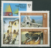 Türkisch-Zypern 1982 Tourismus: Schiffswrack, Windsurfen, Burg 116/19 Postfrisch - Ongebruikt