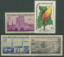 Türkisch-Zypern 1987 Historische Bauwerke, Feldblumen 199/202 Postfrisch - Ongebruikt