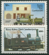 Türkisch-Zypern 1986 Ende Des Eisenbahnverkehrs Auf Zypern 197/98 Postfrisch - Neufs