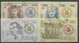 Polen 1981 Altes Theater Krakau 2777/80 Gestempelt - Used Stamps