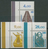 Bund 1988 Sehenswürdigkeiten SWK 1379/81 Ecke 1 Postfrisch - Unused Stamps