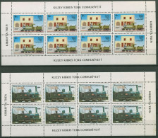 Türkisch-Zypern 1986 Eisenbahnen Kleinbogen 197/98 K Postfrisch (C90363) - Unused Stamps