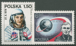 Polen 1978 Kosmos Raumfahrt Polnischer Kosmonaut 2563/64 Postfrisch - Unused Stamps